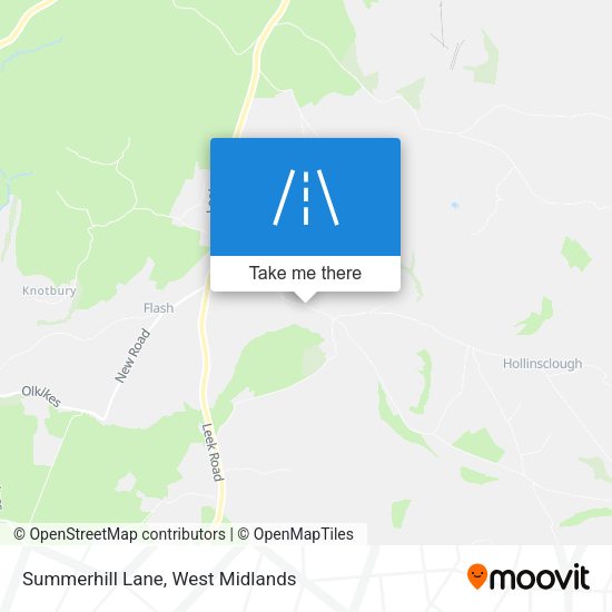 Summerhill Lane map