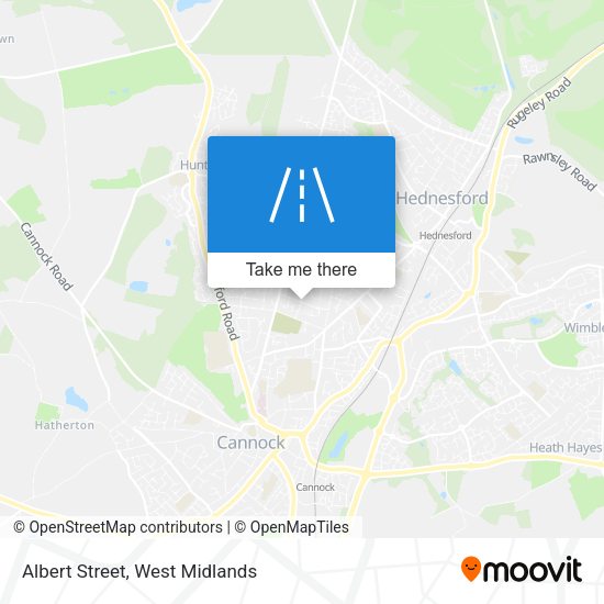 Albert Street map