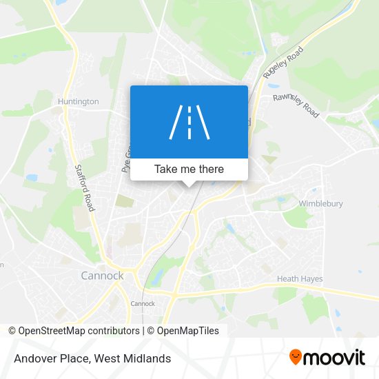Andover Place map