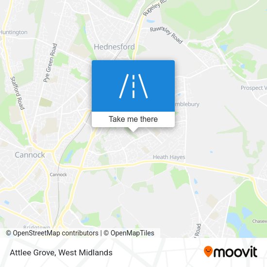 Attlee Grove map