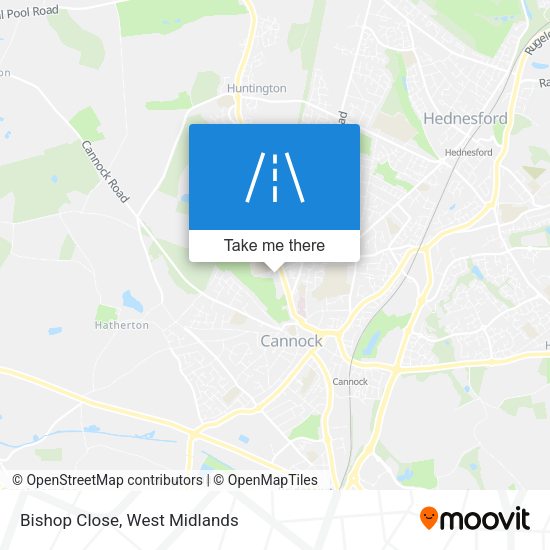 Bishop Close map