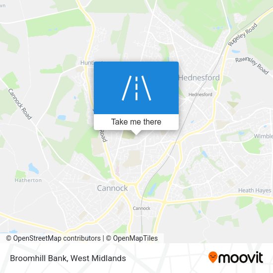 Broomhill Bank map