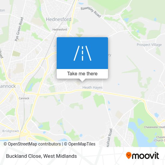 Buckland Close map