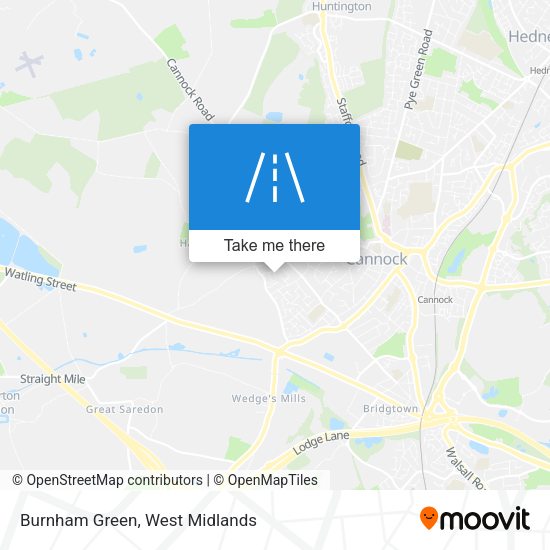 Burnham Green map