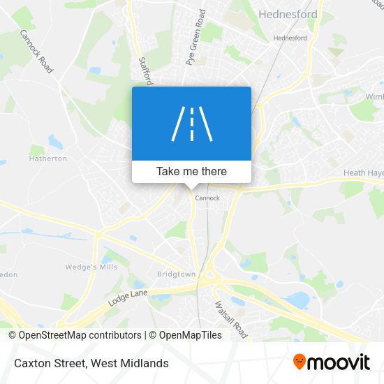 Caxton Street map