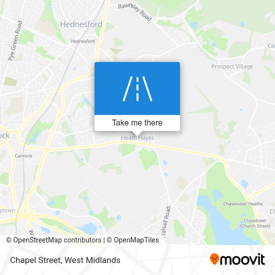 Chapel Street map