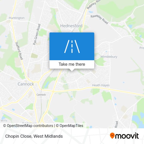 Chopin Close map