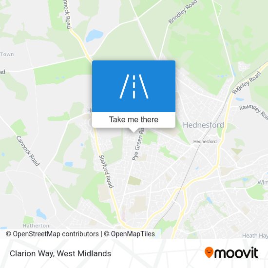 Clarion Way map