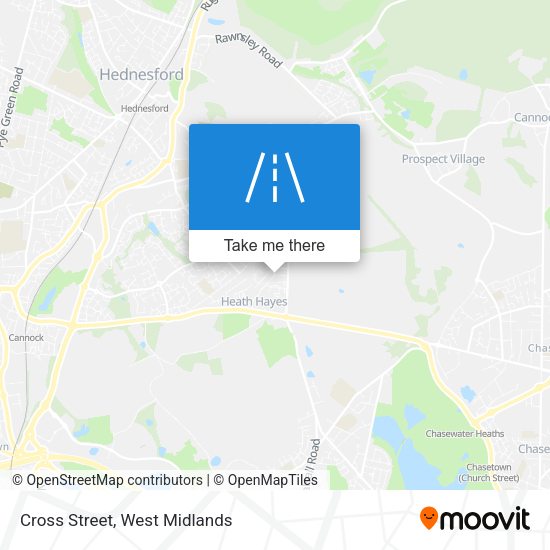 Cross Street map