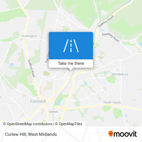 Curlew Hill map