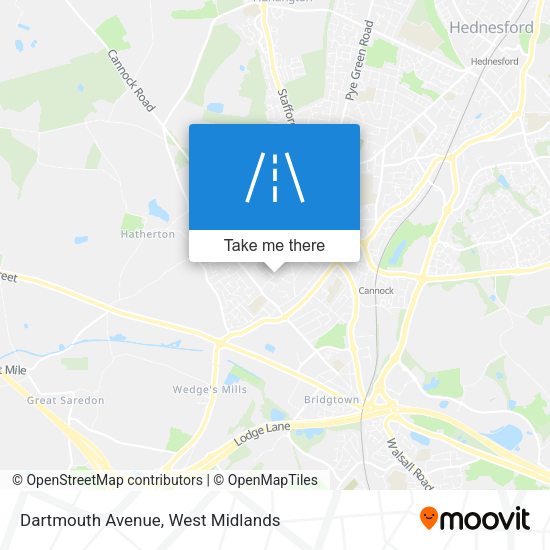 Dartmouth Avenue map