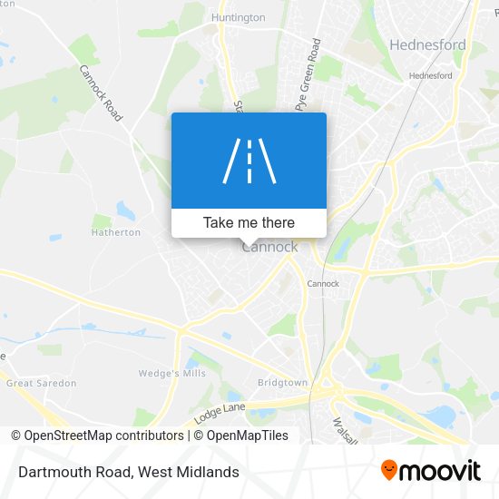 Dartmouth Road map