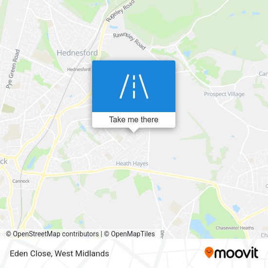 Eden Close map