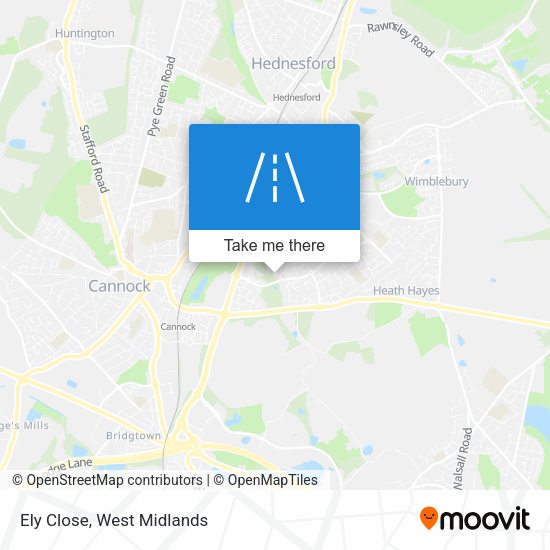 Ely Close map