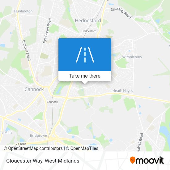 Gloucester Way map