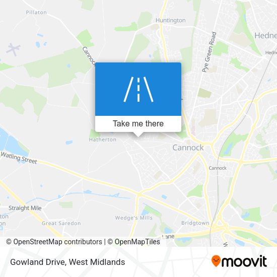 Gowland Drive map