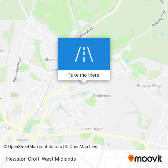 Hewston Croft map