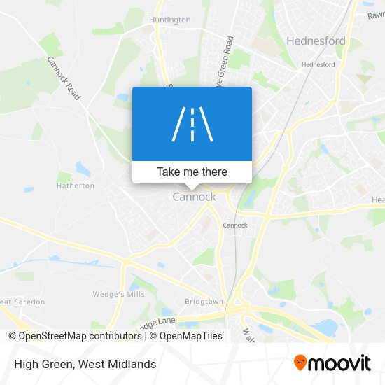 High Green map