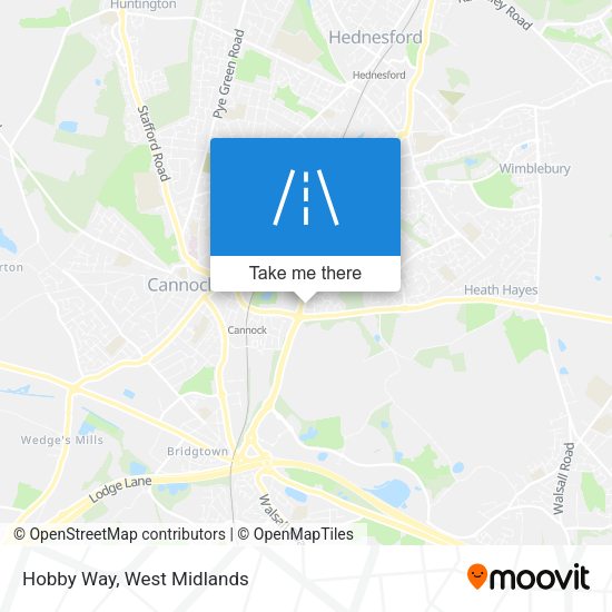 Hobby Way map