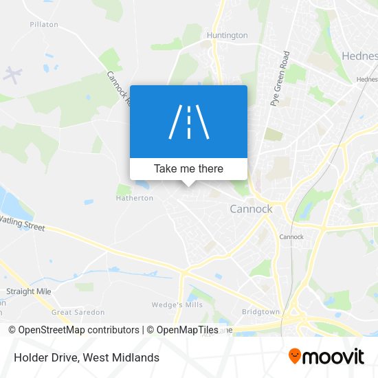 Holder Drive map