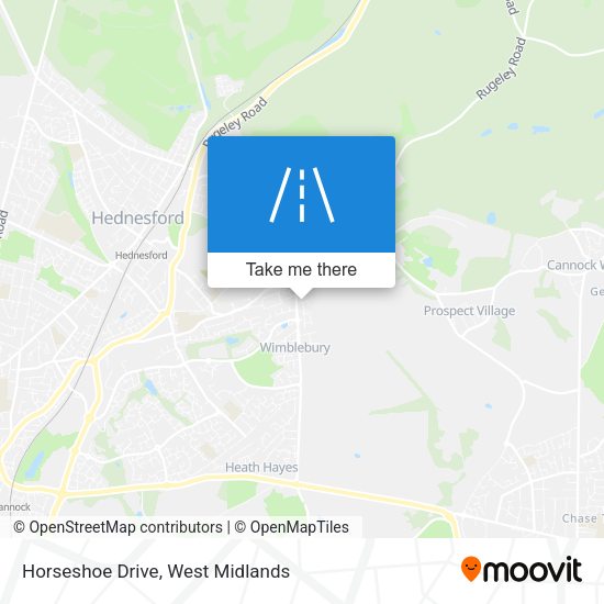 Horseshoe Drive map