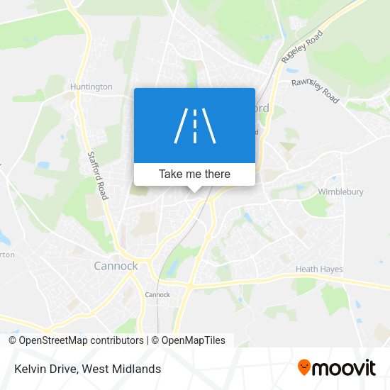 Kelvin Drive map