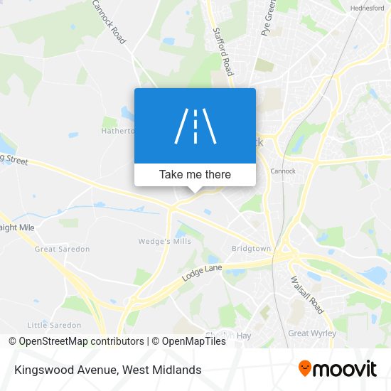 Kingswood Avenue map