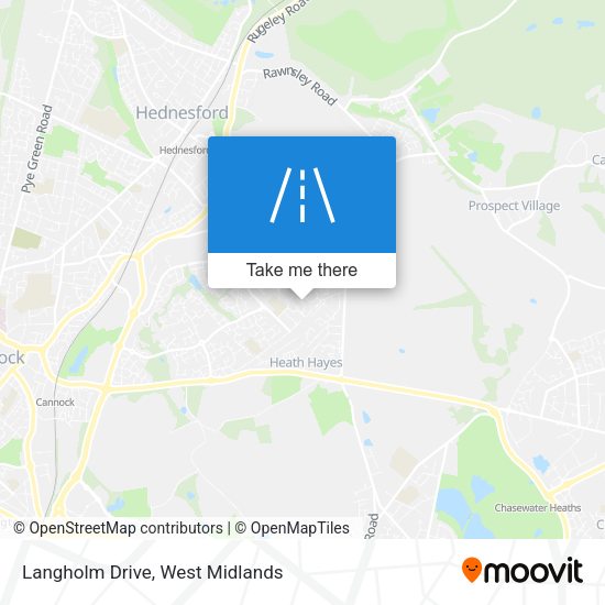 Langholm Drive map