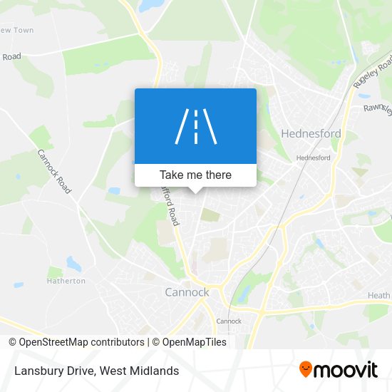 Lansbury Drive map