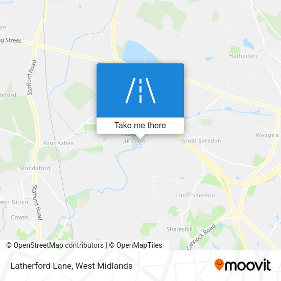 Latherford Lane map