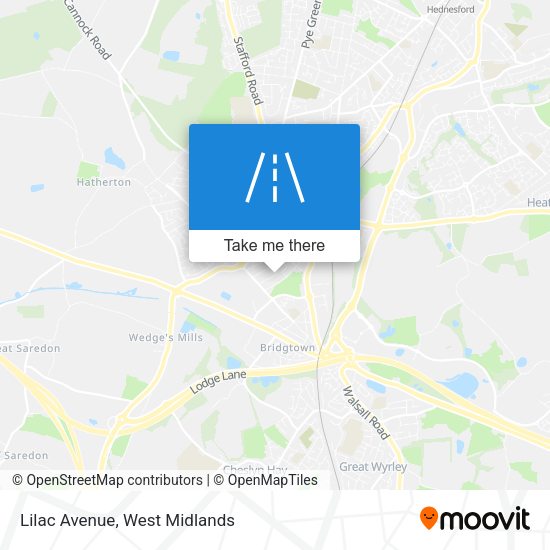 Lilac Avenue map