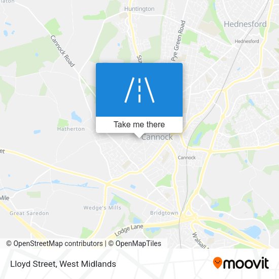 Lloyd Street map