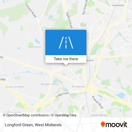 Longford Green map