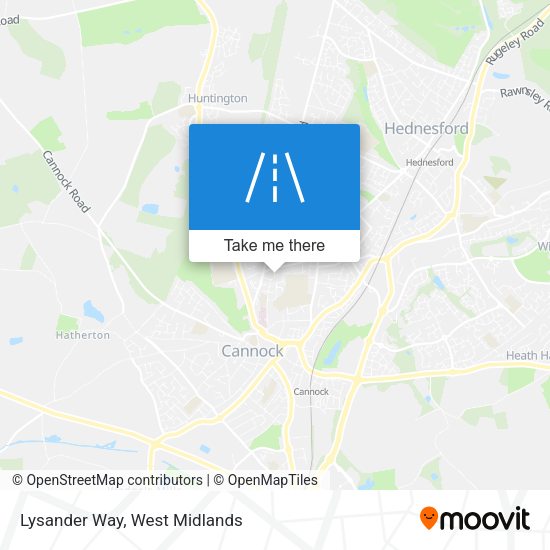 Lysander Way map