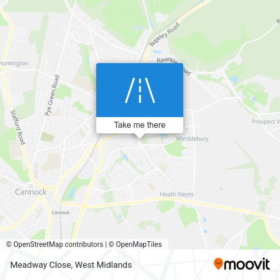Meadway Close map