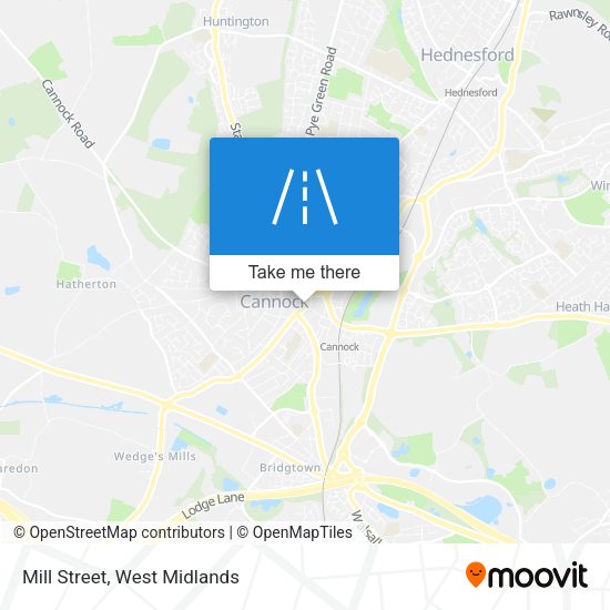 Mill Street map