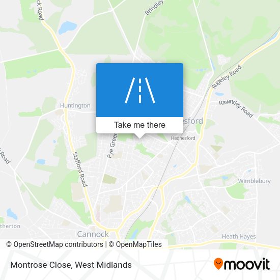 Montrose Close map