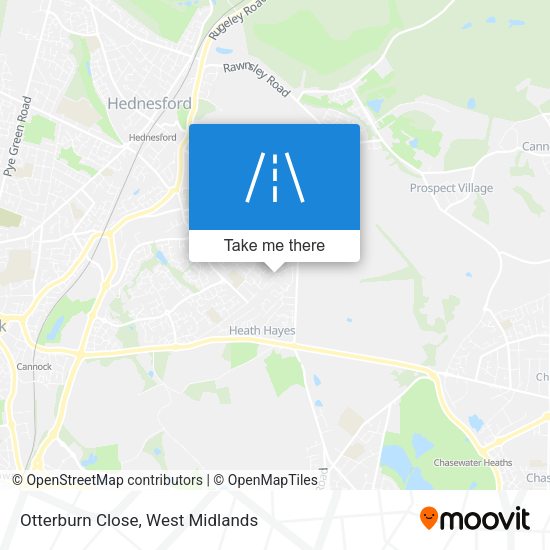 Otterburn Close map