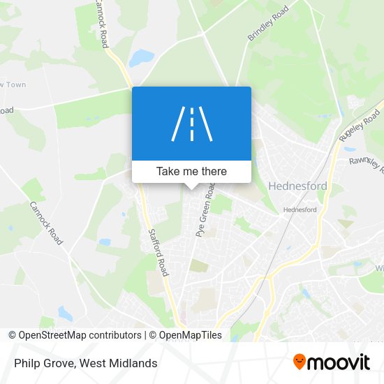Philp Grove map