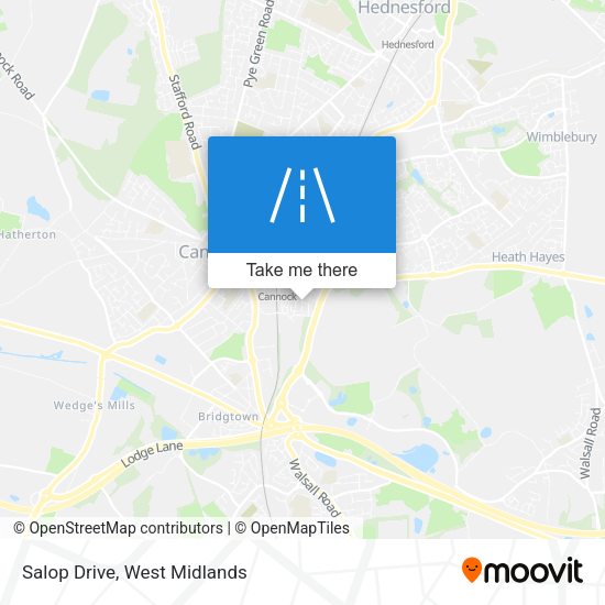 Salop Drive map