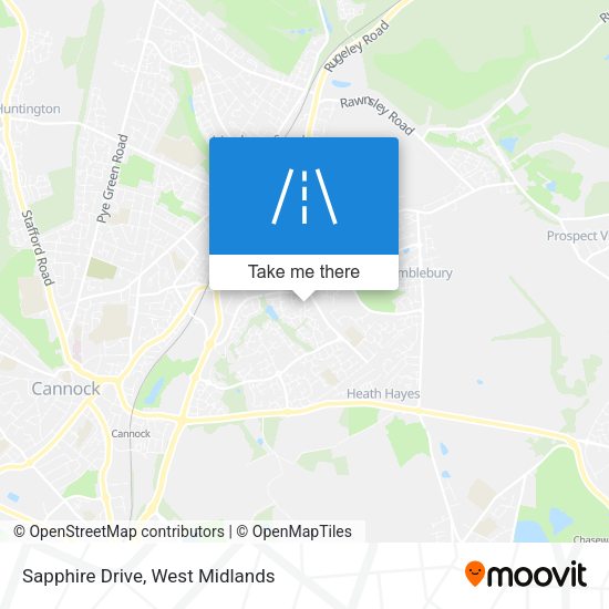 Sapphire Drive map