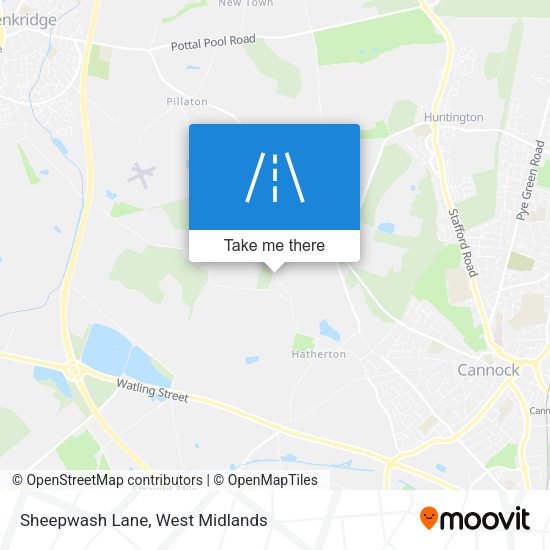 Sheepwash Lane map