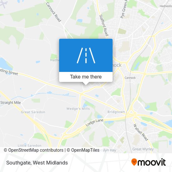 Southgate map