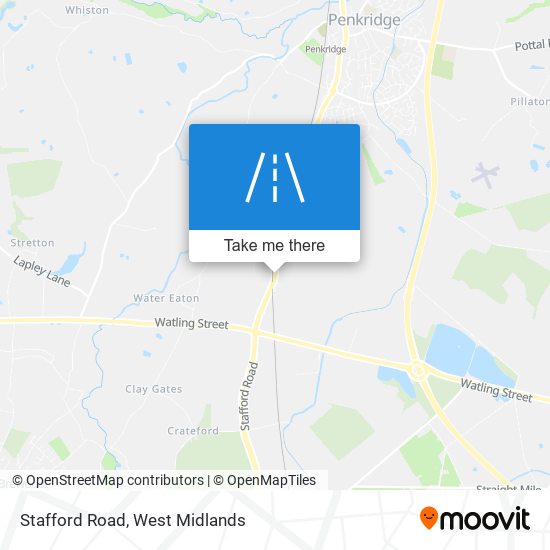 Stafford Road map