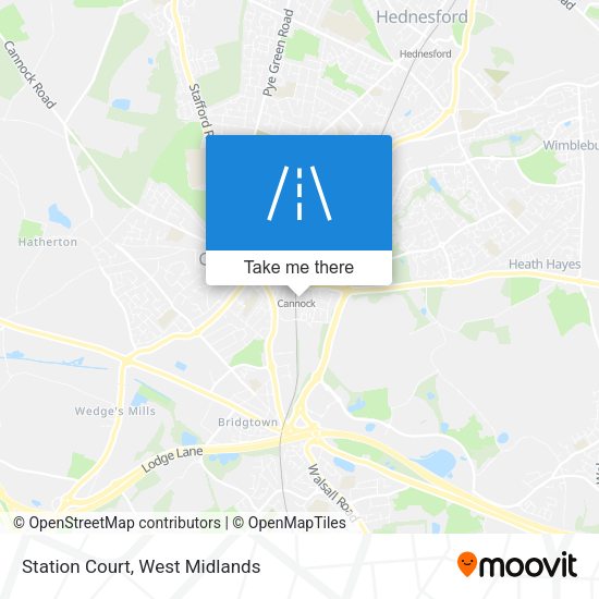 Station Court map