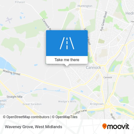 Waveney Grove map