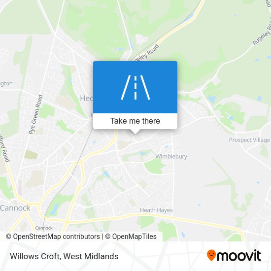 Willows Croft map