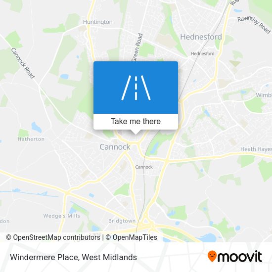 Windermere Place map