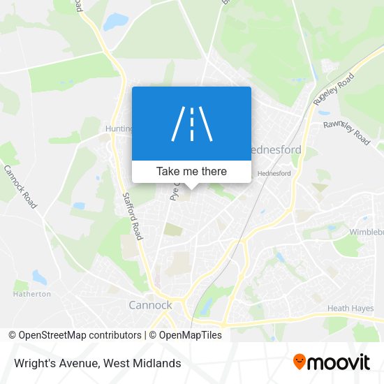 Wright's Avenue map