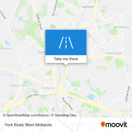 York Road map
